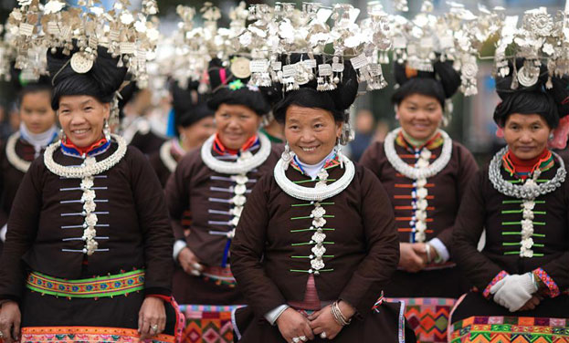 贵州丹寨：祭尤节上的多彩苗族盛装