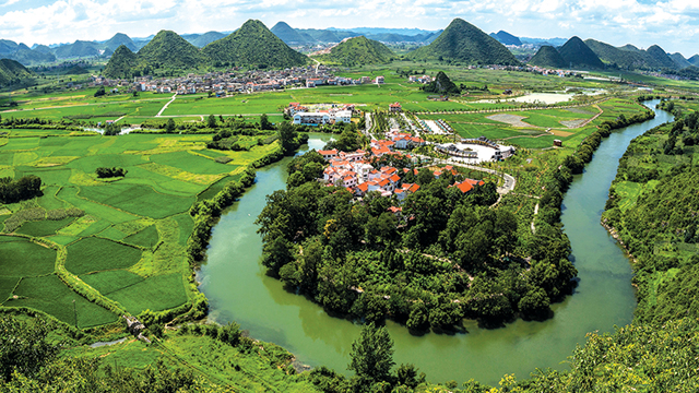 平坝小河湾村：诗画风光惹人醉