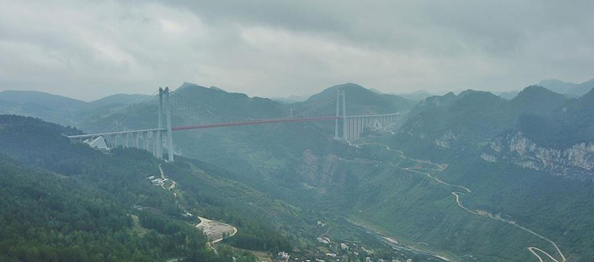 雾锁清水河大桥