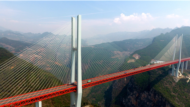 航拍“世界最高桥梁”——北盘江大桥