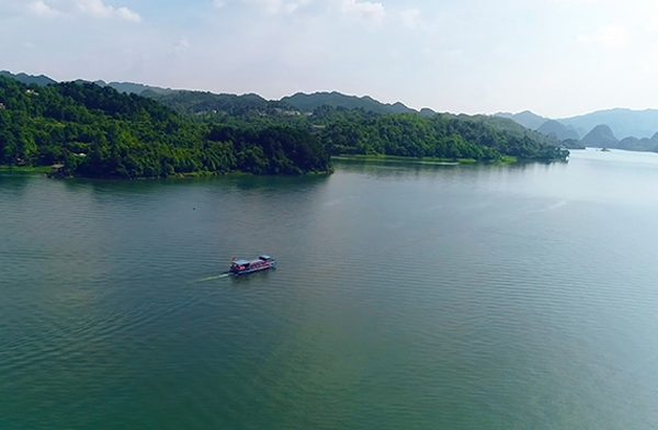 贵阳市阿哈湖水库风光