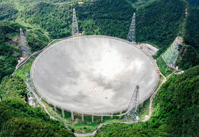 &ldquo;中国天眼&rdquo;：已发现93颗新脉冲星