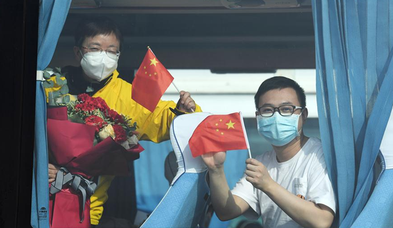贵州433名支援湖北鄂州医疗队队员返回贵阳