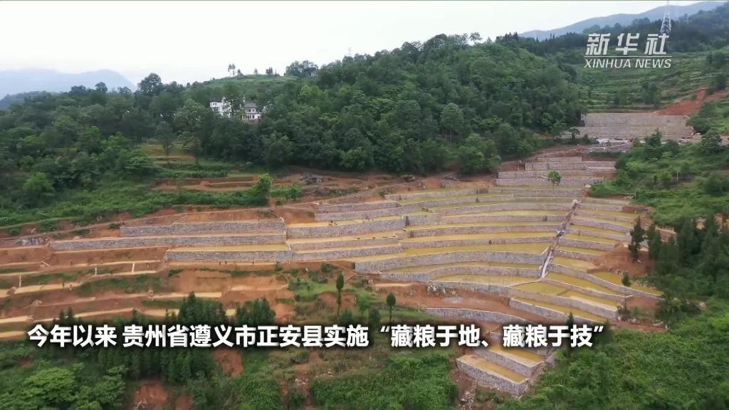 贵州正安：旱地改良田 保粮食安全