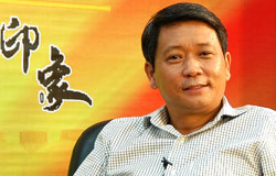 嘉宾丁远怀在访谈现场