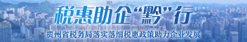 貴州省稅務局落實落細稅惠政策助力企業發展