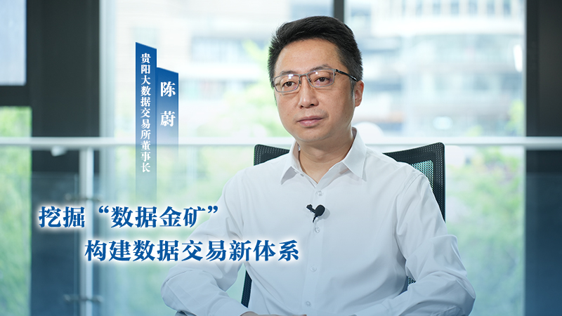 陳蔚：挖掘“數據金礦” 構建數據交易新體係