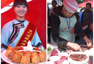 贵州安顺：乡村女大厨赛出地道农家美食
